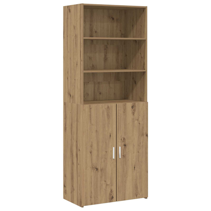 Hoge kast Artisanaal eiken 70 x 42,5 x 185 cm Bewerkt hout