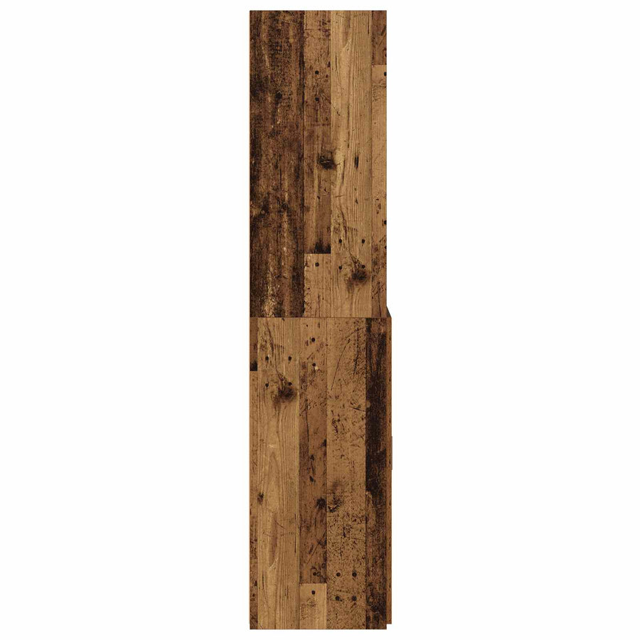 Boekenkast Oud hout 30 x 42.4 x 185.2 cm