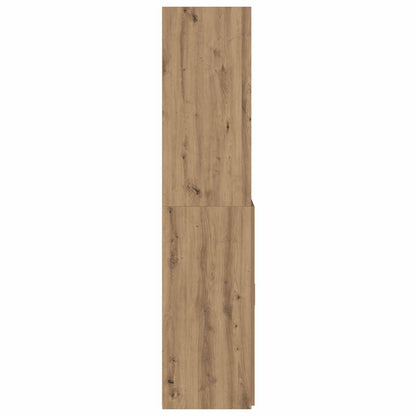 Boekenkast Artisanaal eiken 30 x 42.4 x 185.2 cm