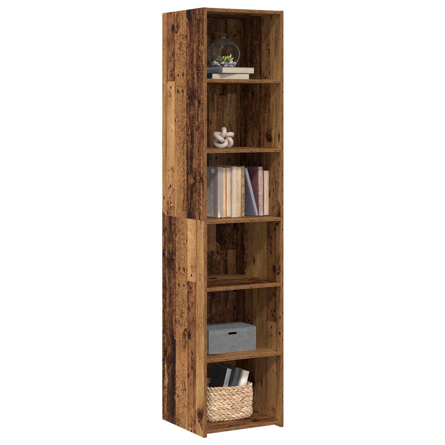 Dressoir Oud hout 40 x 41 x 185 cm Bewerkt hout