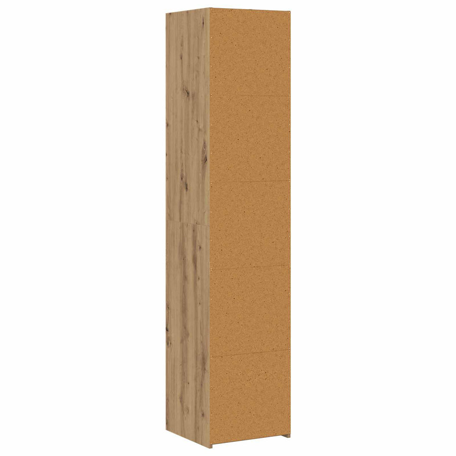 Dressoir Artisanaal eiken 40 x 41 x 185 cm Bewerkt hout