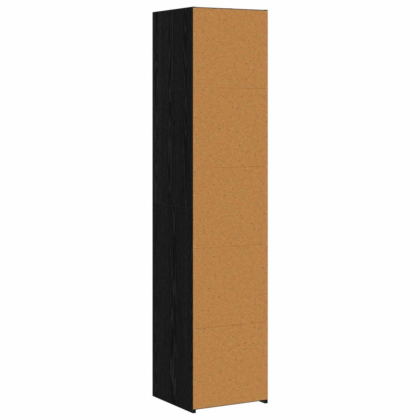 Dressoir Zwart eiken 40 x 41 x 185 cm Bewerkt hout