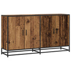 Dressoir 134x35x76 cm bewerkt hout