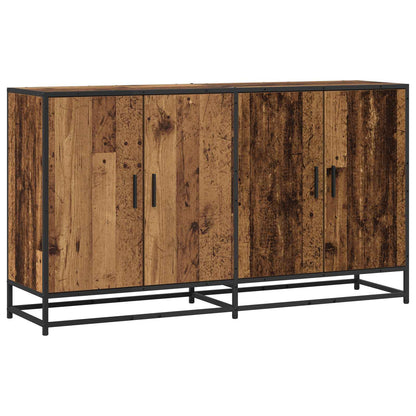 Dressoir Oud hout 134 x 35 x 76 cm Bewerkt hout