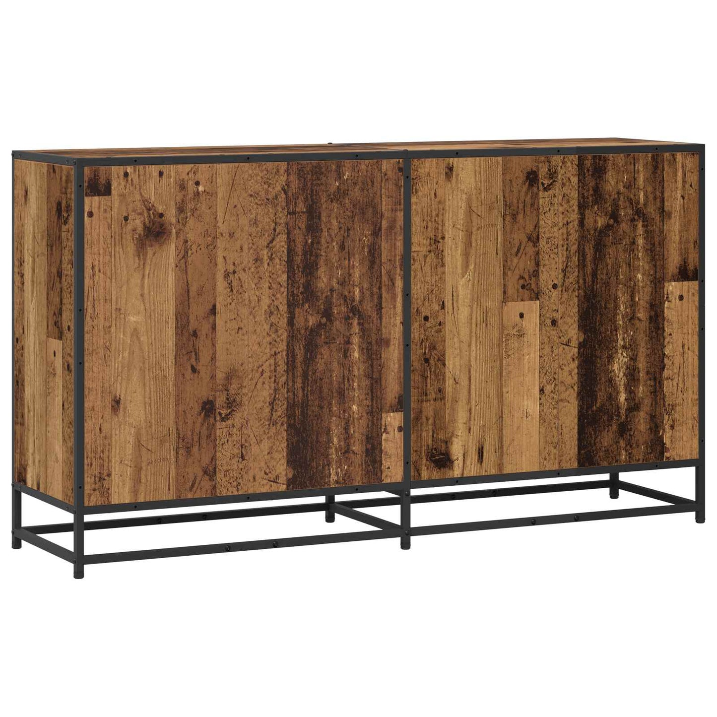 Dressoir Oud hout 134 x 35 x 76 cm Bewerkt hout