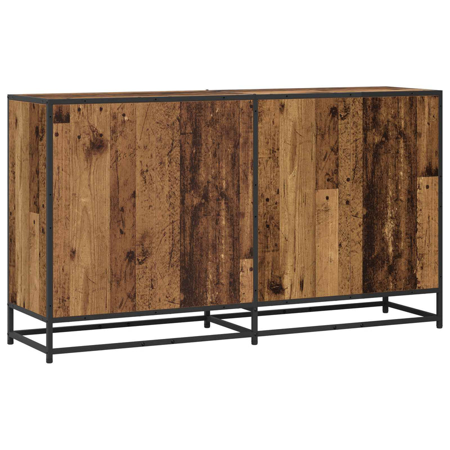 Dressoir Oud hout 134 x 35 x 76 cm Bewerkt hout