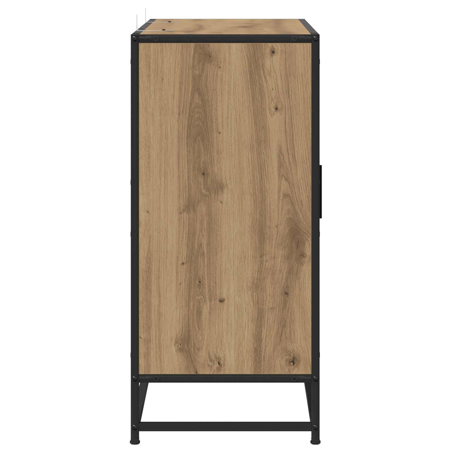 Dressoir Artisanaal eiken 92 x 35 x 76 cm Bewerkt hout