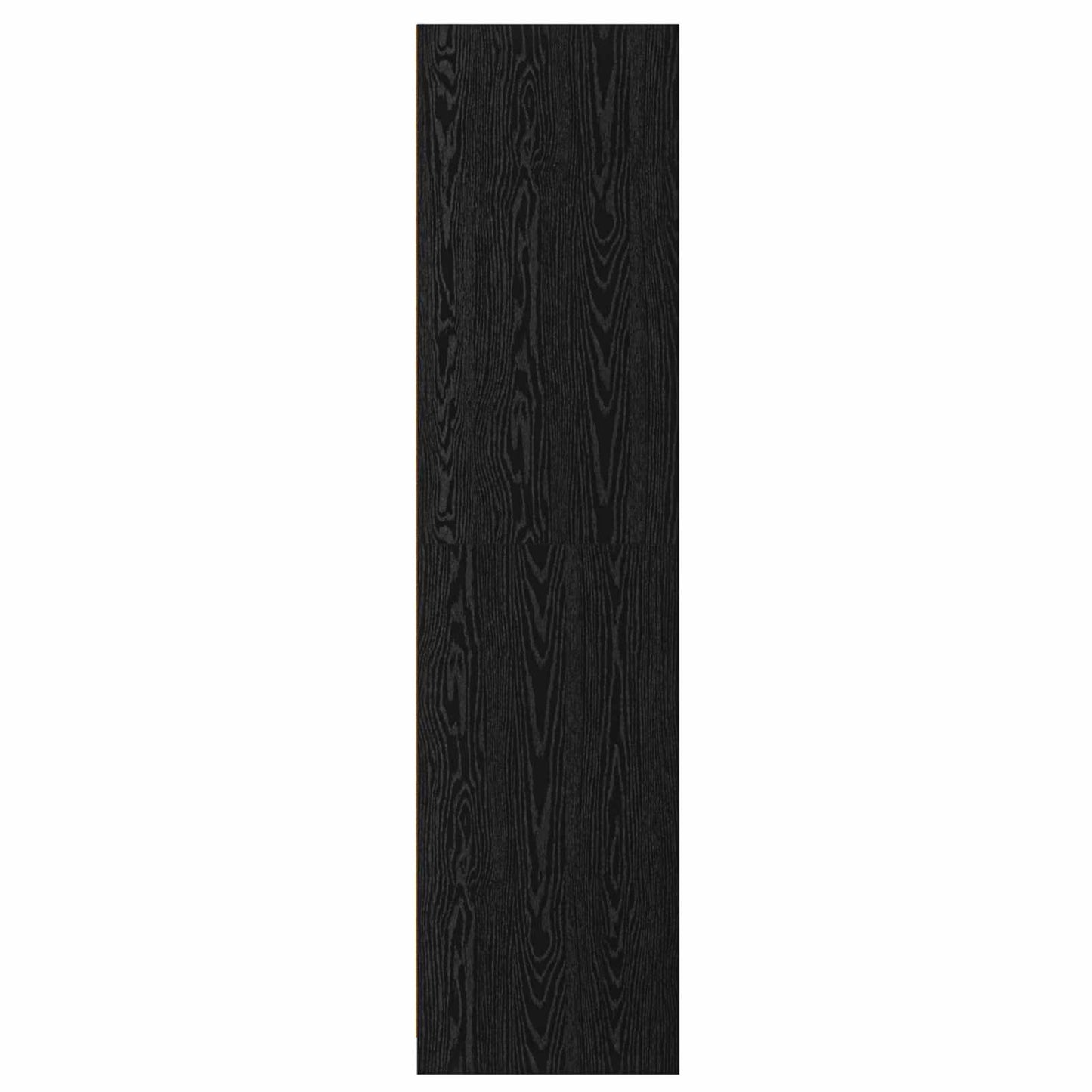 Kledingkast Zwart eiken 100 x 50 x 200 cm Bewerkt hout