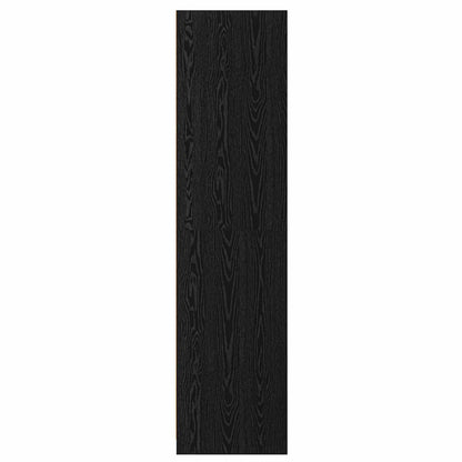 Kledingkast Zwart eiken 100 x 50 x 200 cm Bewerkt hout