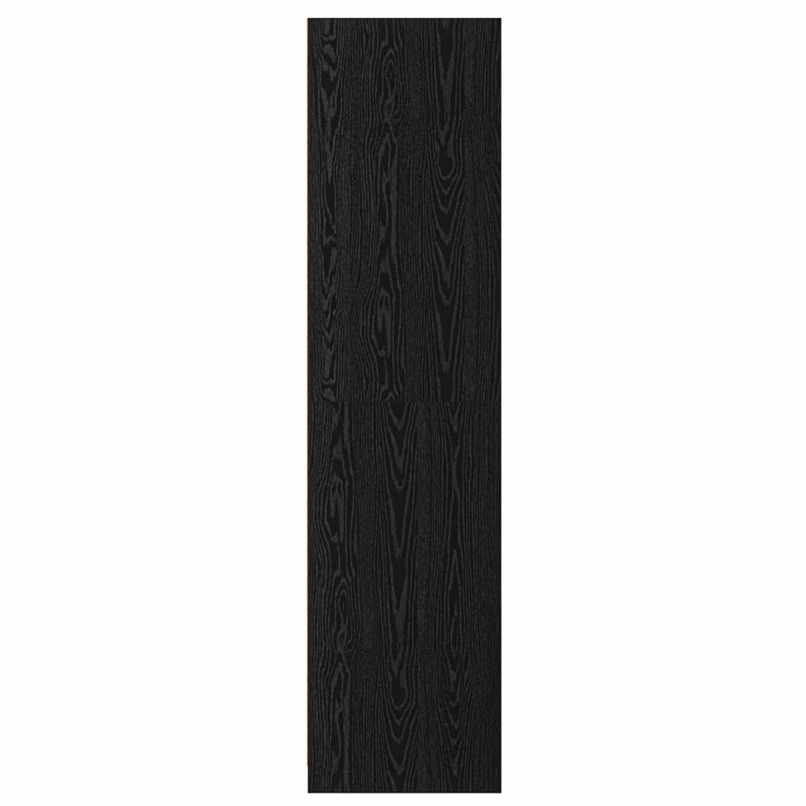 Kledingkast Zwart eiken 100 x 50 x 200 cm Bewerkt hout