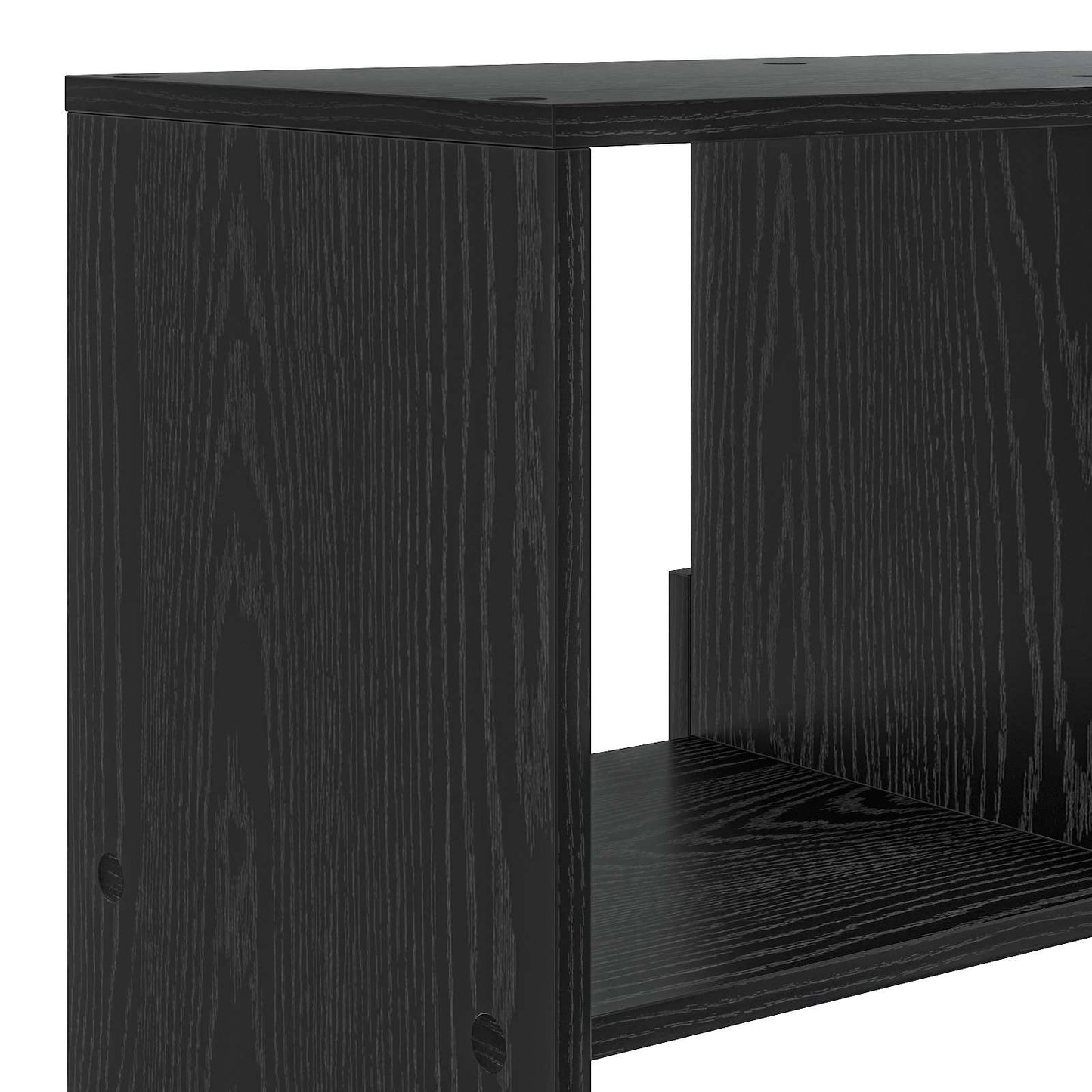 Boekenplank Zwart eiken 100 x 33 x 156,5 cm Bewerkt hout