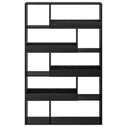 Boekenplank Zwart eiken 100 x 33 x 156,5 cm Bewerkt hout