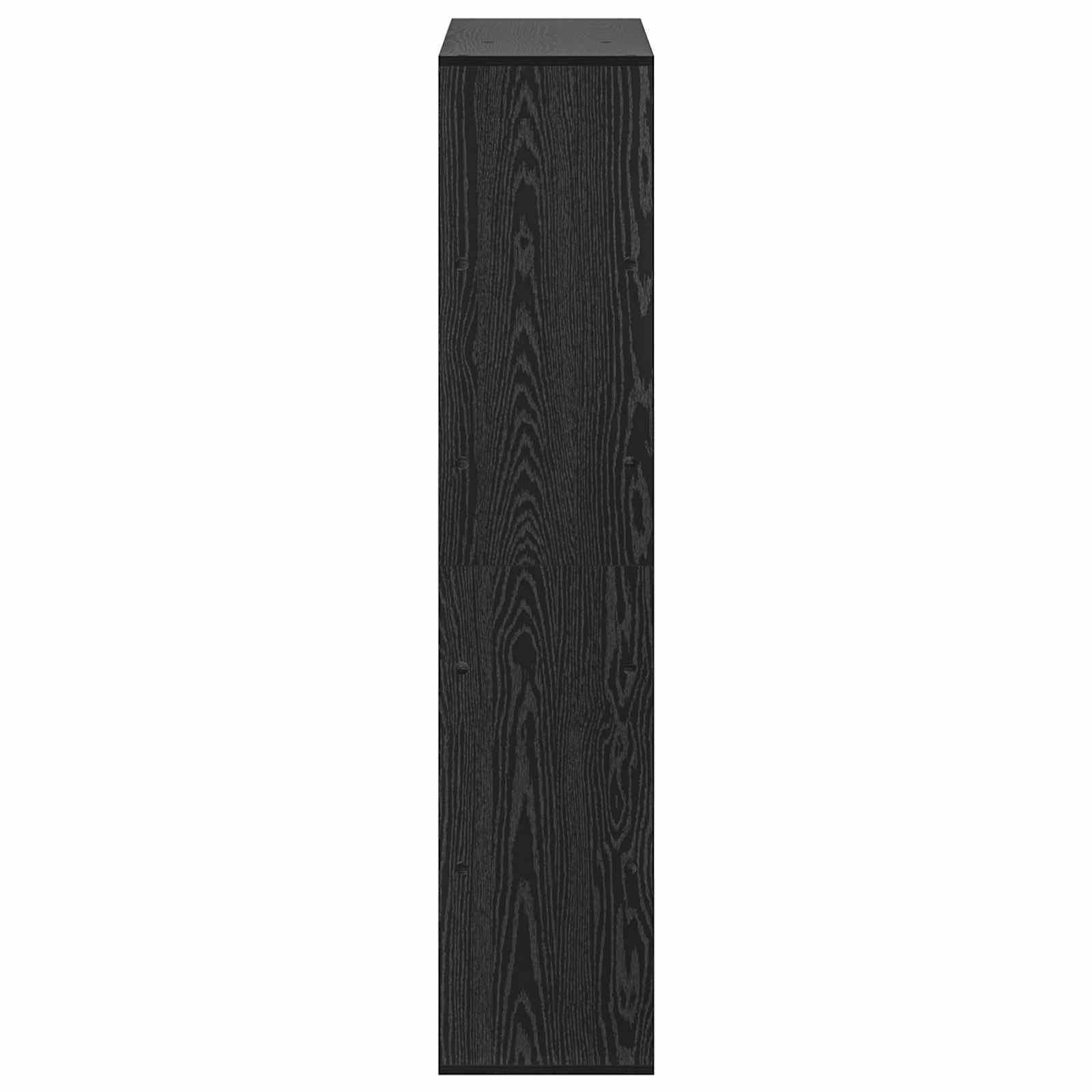Boekenplank Zwart eiken 100 x 33 x 156,5 cm Bewerkt hout