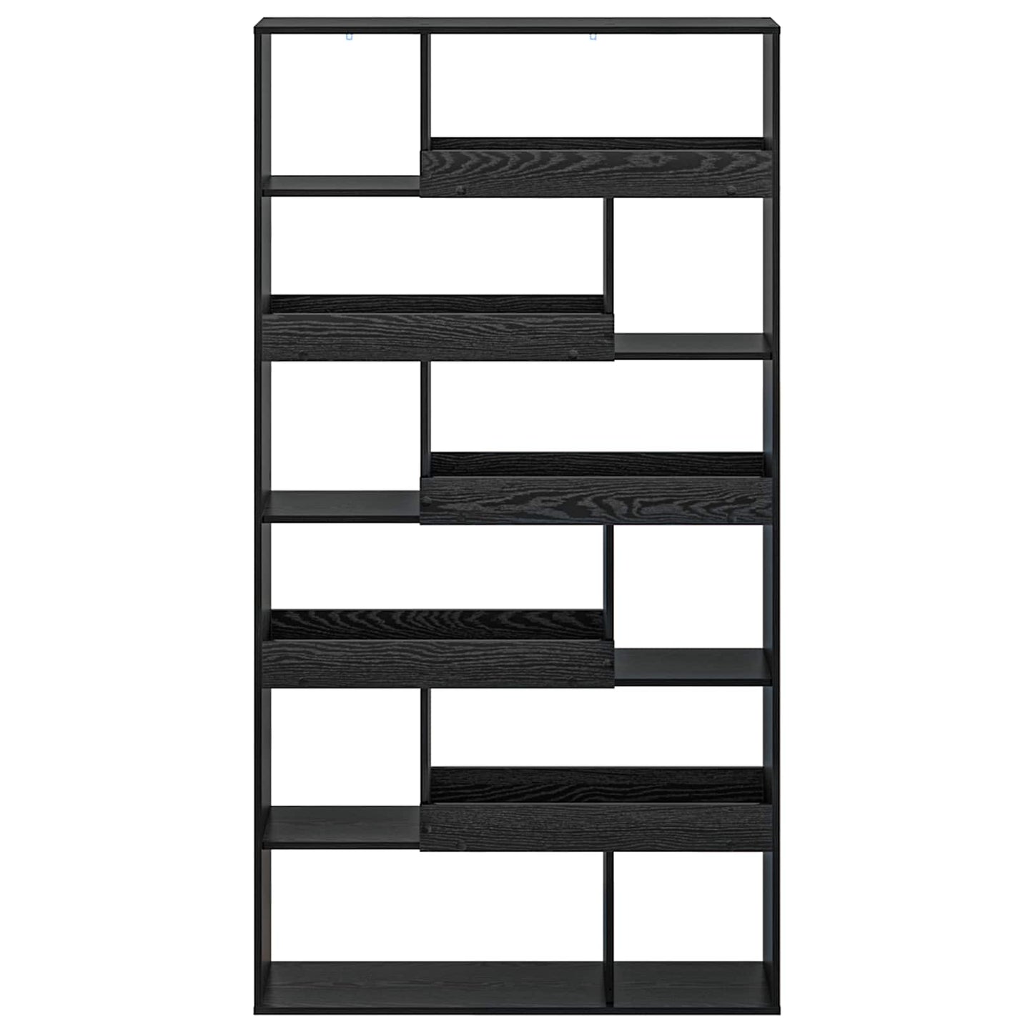 Boekenplank Zwart eiken 100 x 33 x 156,5 cm Bewerkt hout