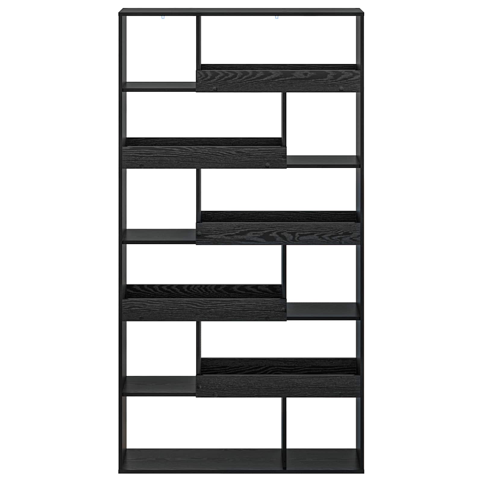 Boekenplank Zwart eiken 100 x 33 x 156,5 cm Bewerkt hout