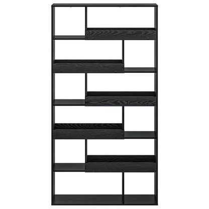 Boekenplank Zwart eiken 100 x 33 x 156,5 cm Bewerkt hout