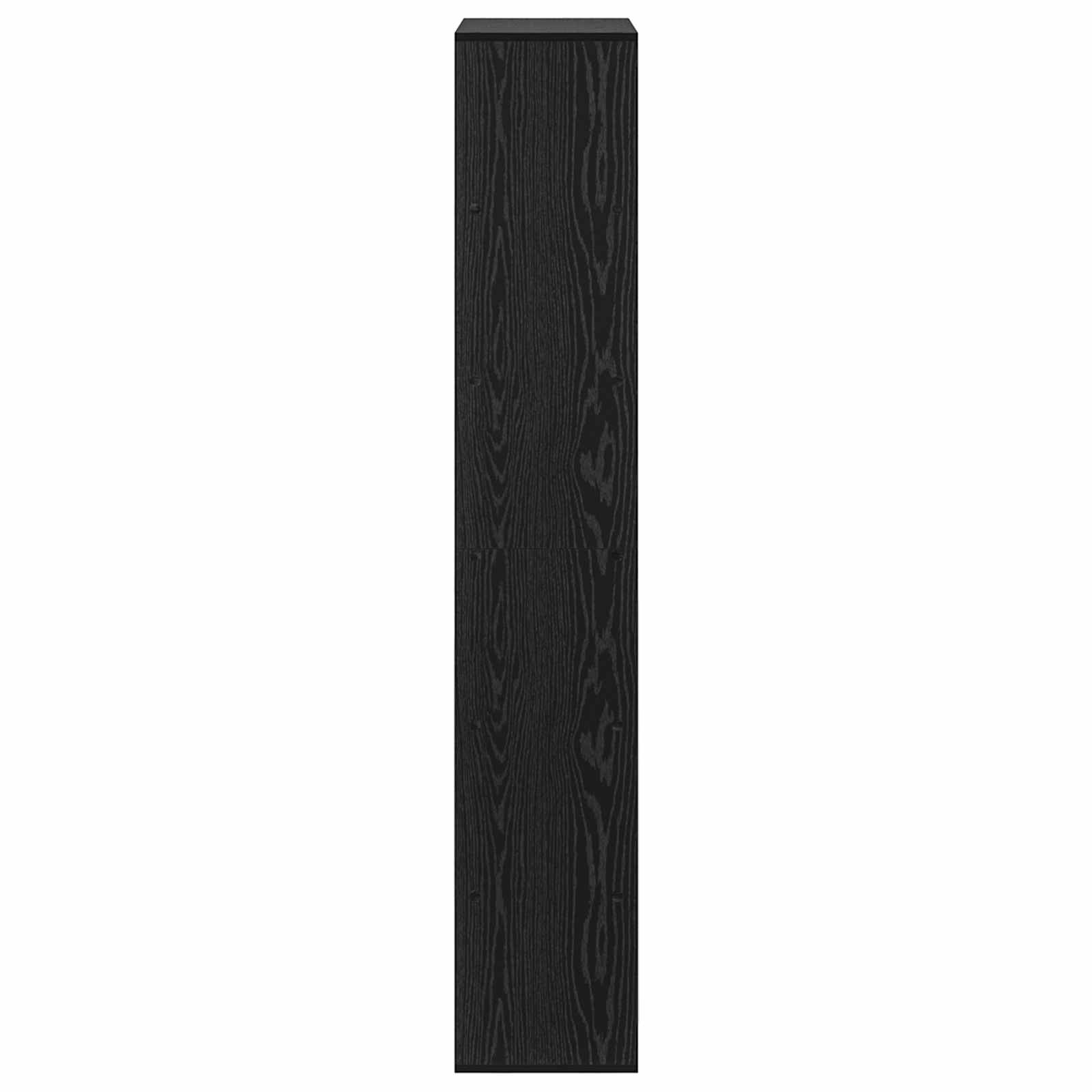 Boekenplank Zwart eiken 100 x 33 x 156,5 cm Bewerkt hout