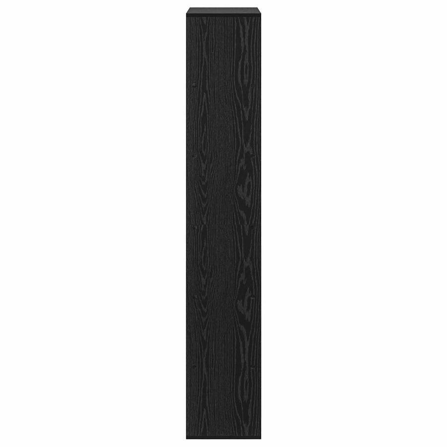 Boekenplank Zwart eiken 100 x 33 x 156,5 cm Bewerkt hout