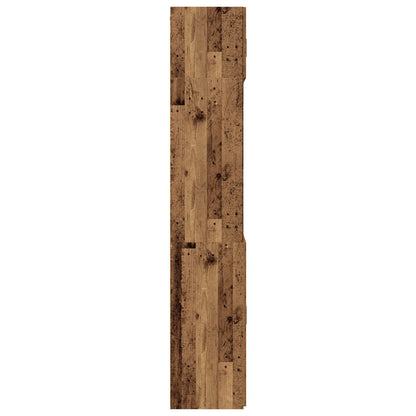 Opbergkast met Planken Oud hout 70 x 42,5 x 225 cm Bewerkt hout