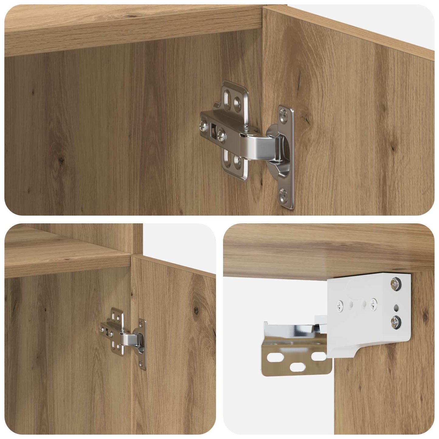 Opbergkast met Planken Artisanaal eiken 70 x 42,5 x 225 cm