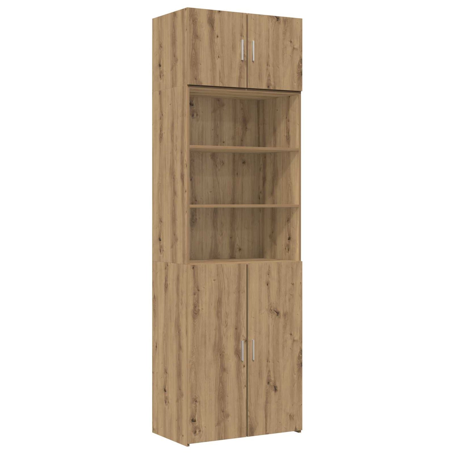 Opbergkast met Planken Artisanaal eiken 70 x 42,5 x 225 cm