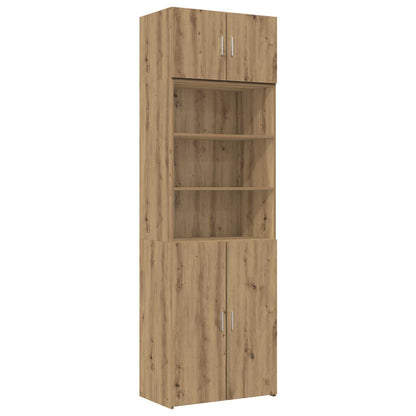 Opbergkast met Planken Artisanaal eiken 70 x 42,5 x 225 cm