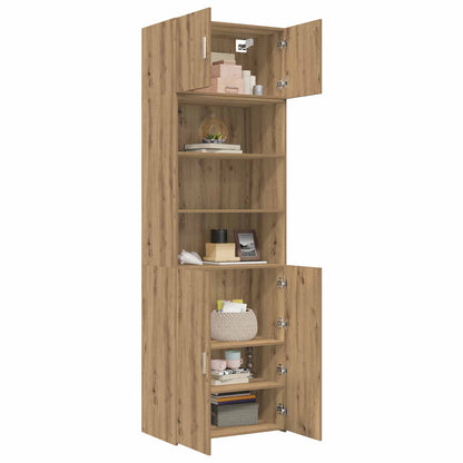 Opbergkast met Planken Artisanaal eiken 70 x 42,5 x 225 cm