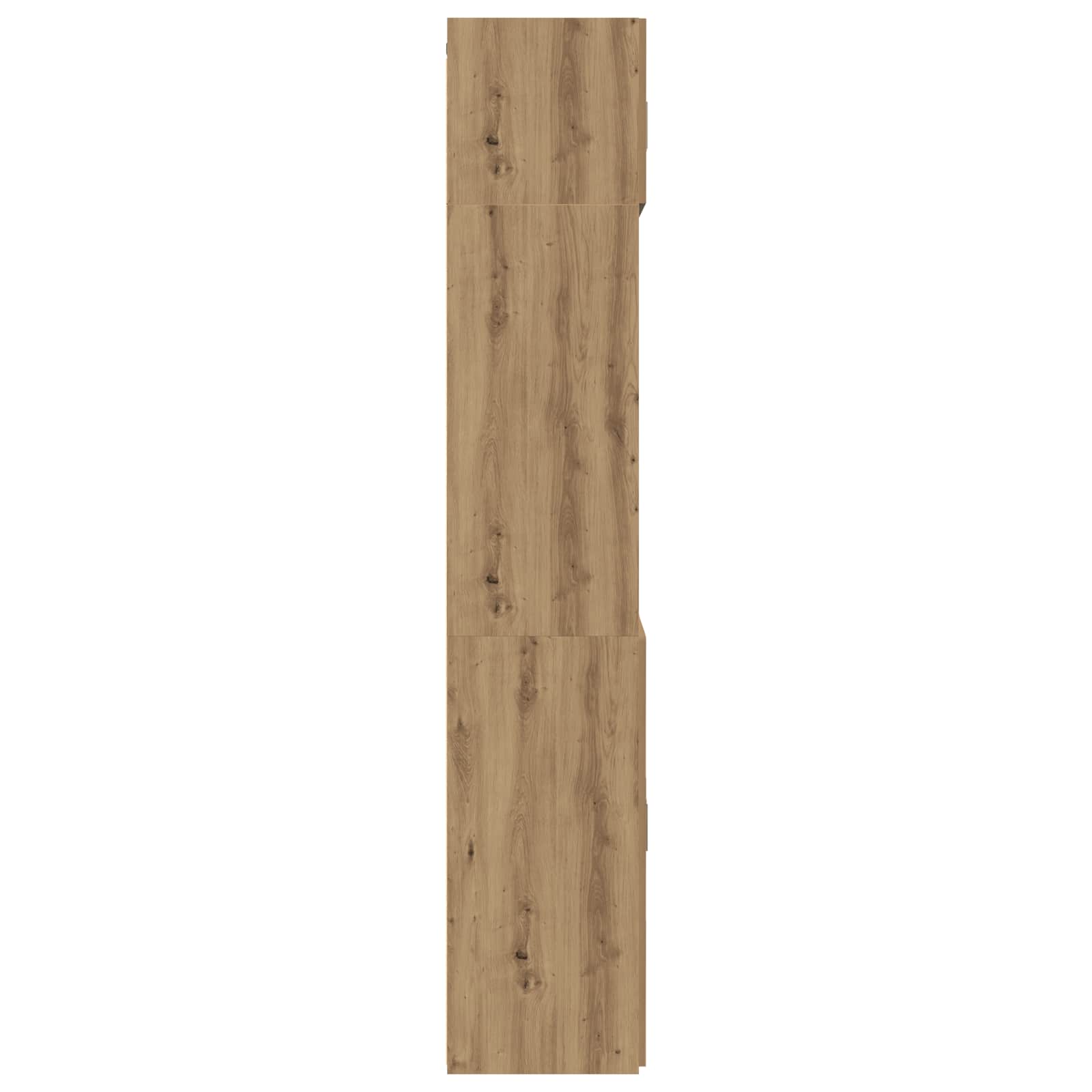 Opbergkast met Planken Artisanaal eiken 70 x 42,5 x 225 cm