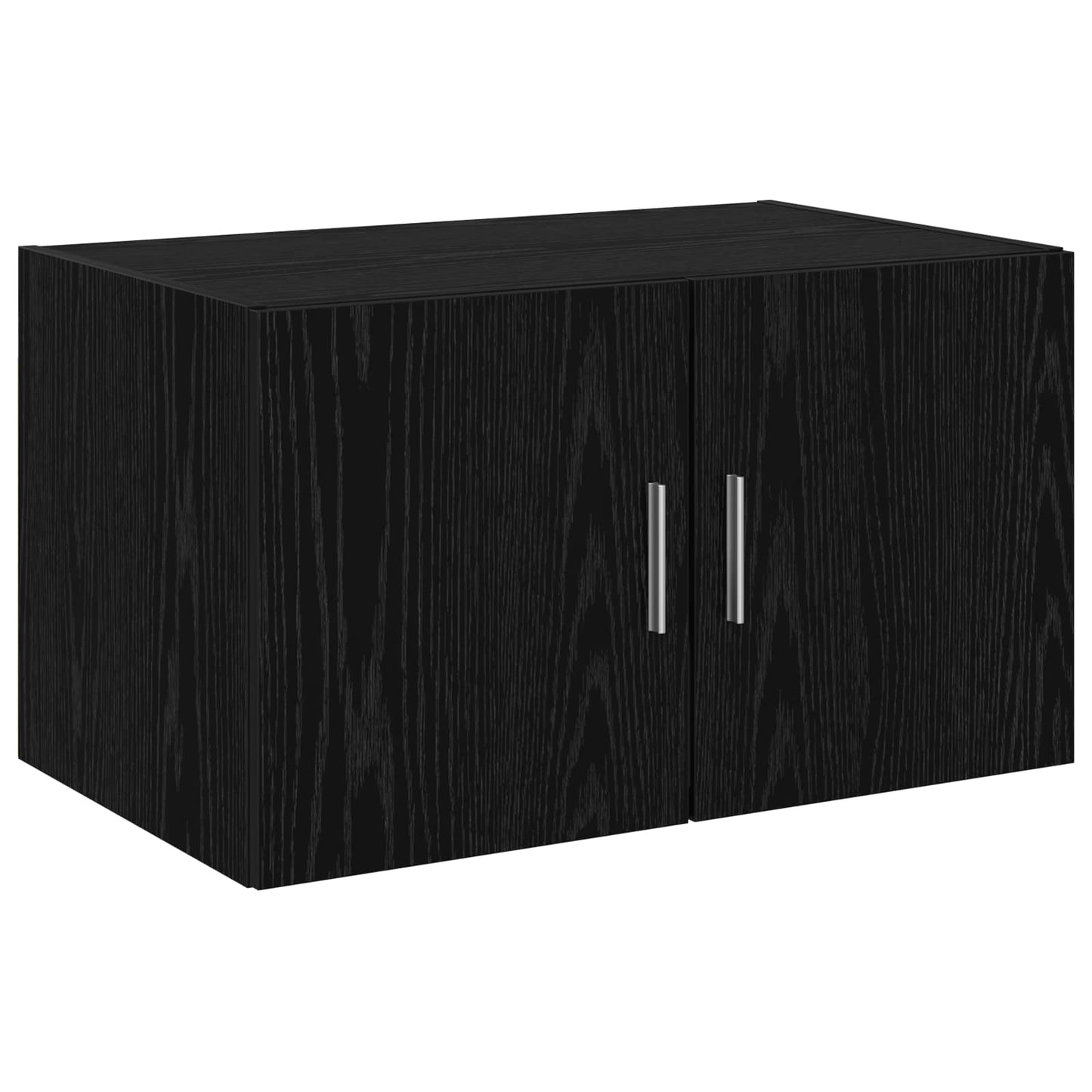 Opbergkast met Planken Zwart eiken 70 x 42,5 x 225 cm