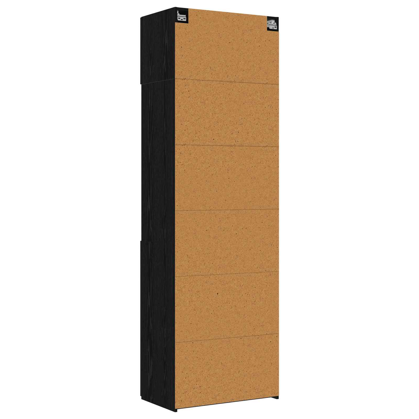 Opbergkast met Planken Zwart eiken 70 x 42,5 x 225 cm