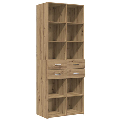 Opbergkast met Planken Artisanaal eiken 70 x 42,5 x 225 cm