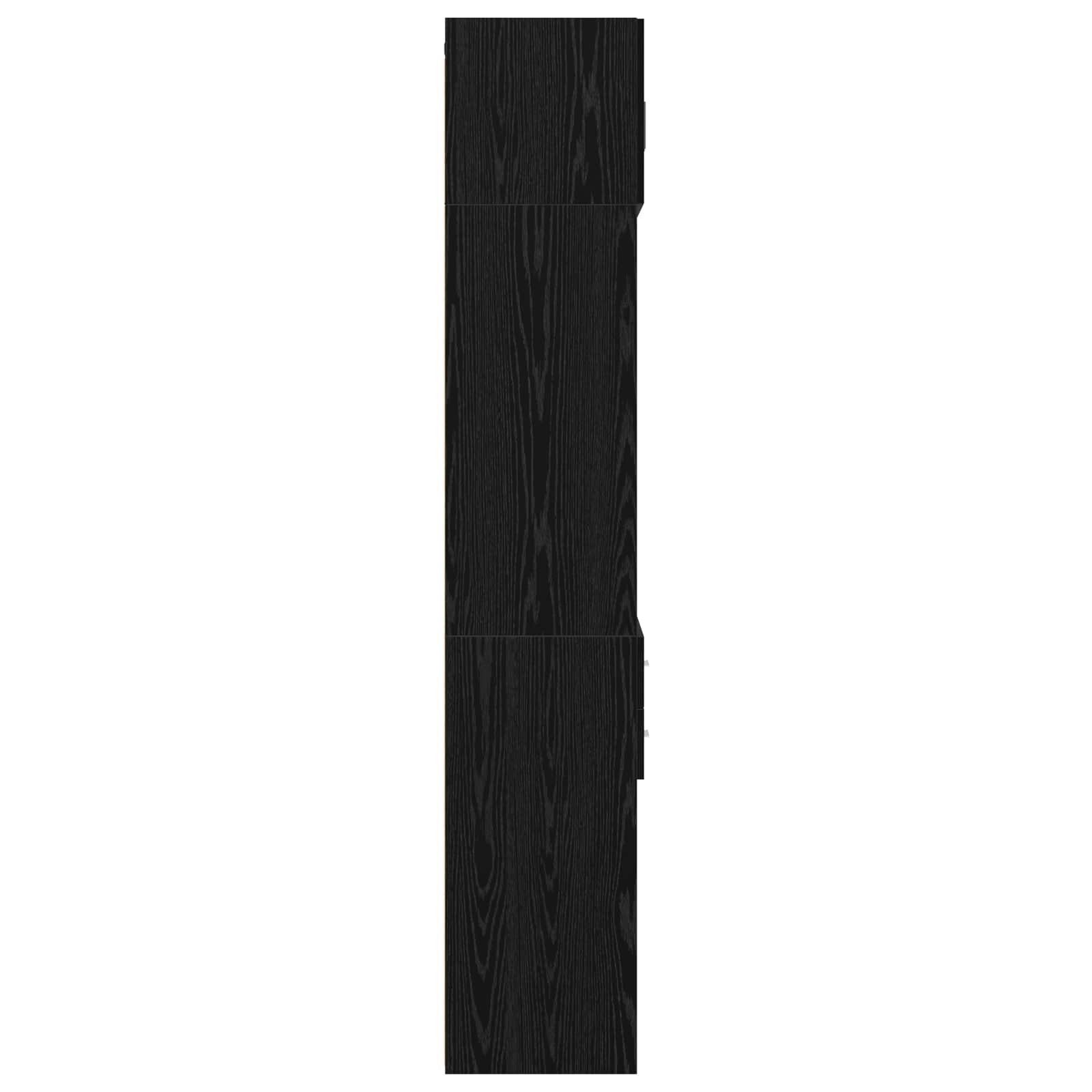 Opbergkast met Planken Zwart eiken 70 x 42,5 x 225 cm