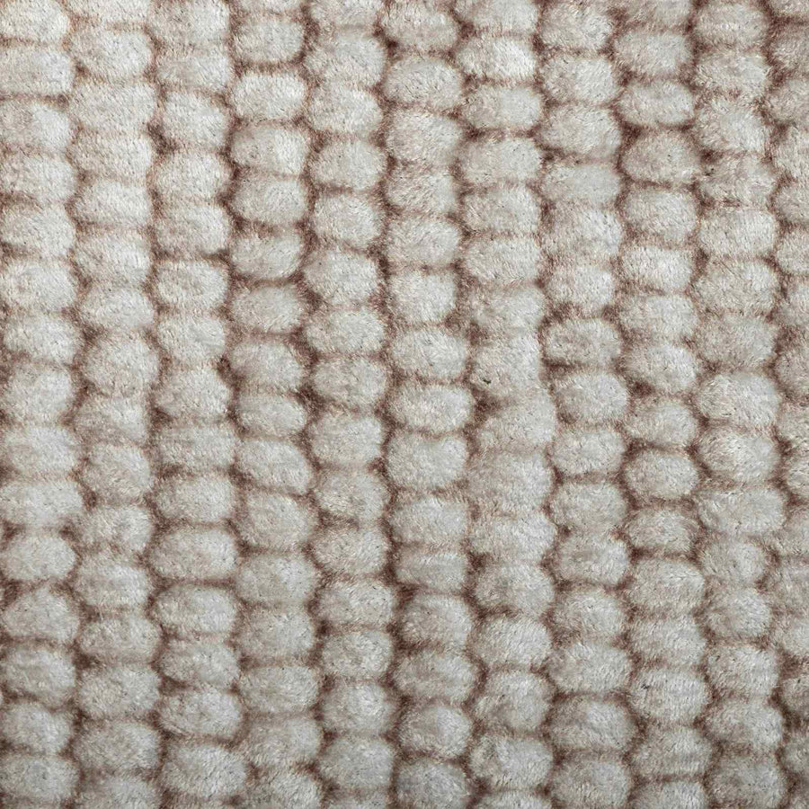 Vloerkleed Beige 100 x 250 cm 100% Polyester 3 mm Wasbaar