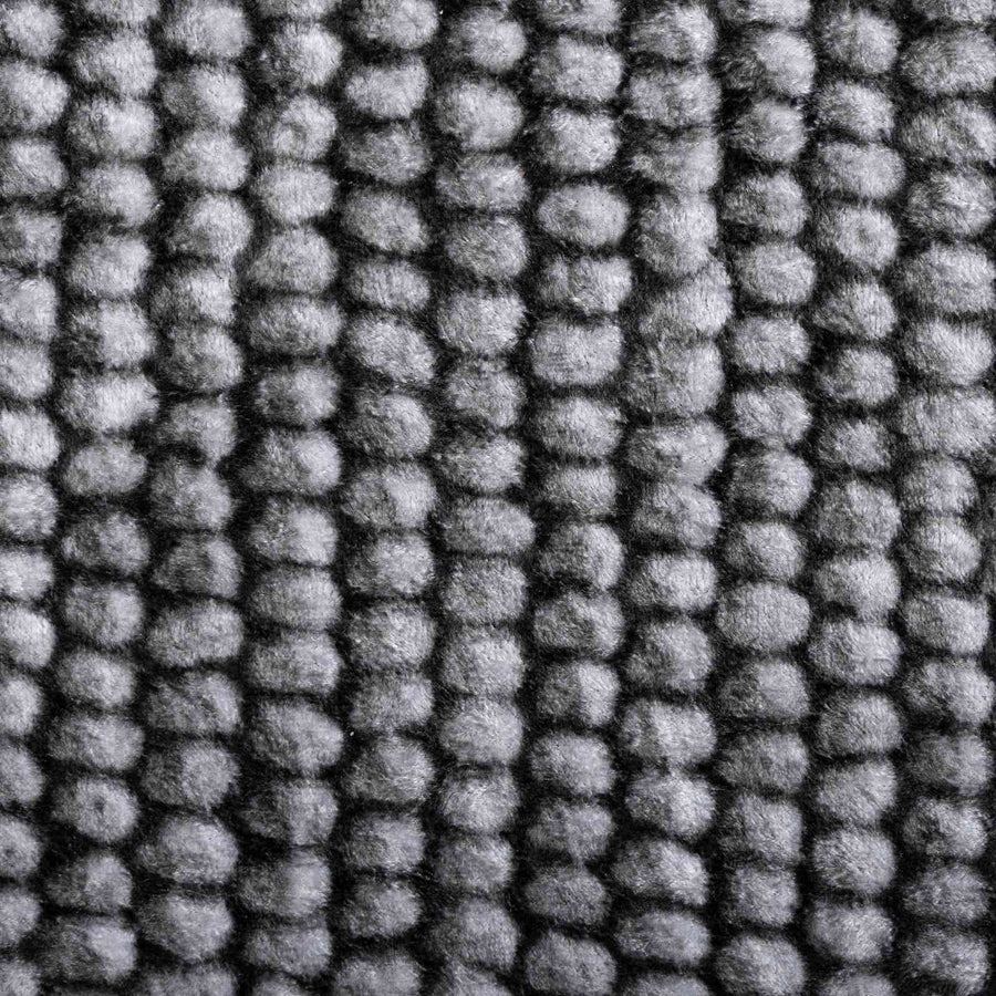 Vloerkleed Antraciet 80 x 200 cm 100% Polyester 3 mm Wasbaar