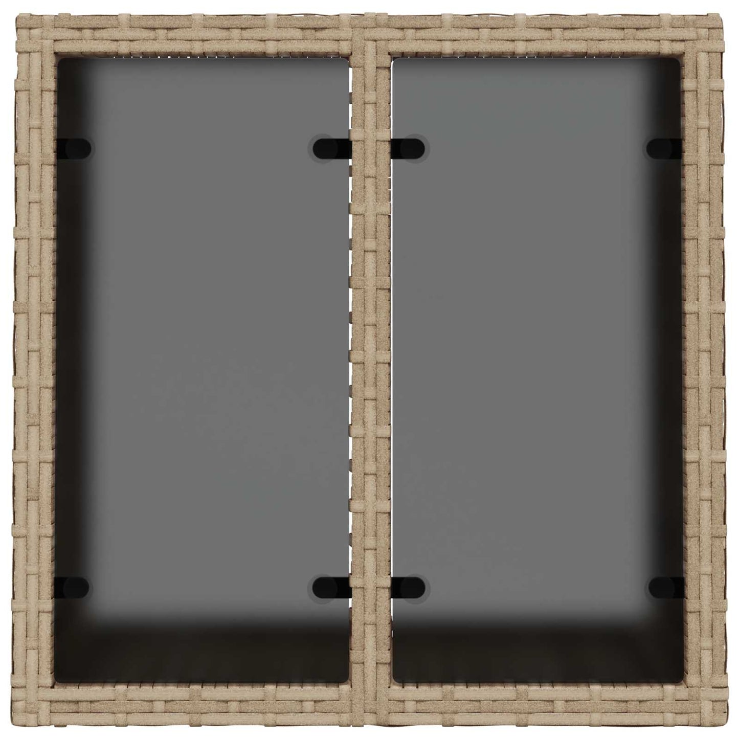 Bankstel 6 st 4-Aantal zitplaatsen Beige en Licht Grijs