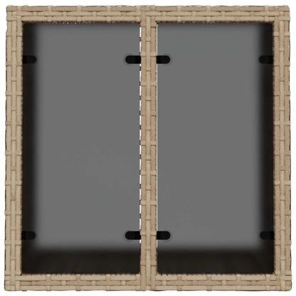 Bankstel 6 st 4-Aantal zitplaatsen Beige en Licht Grijs