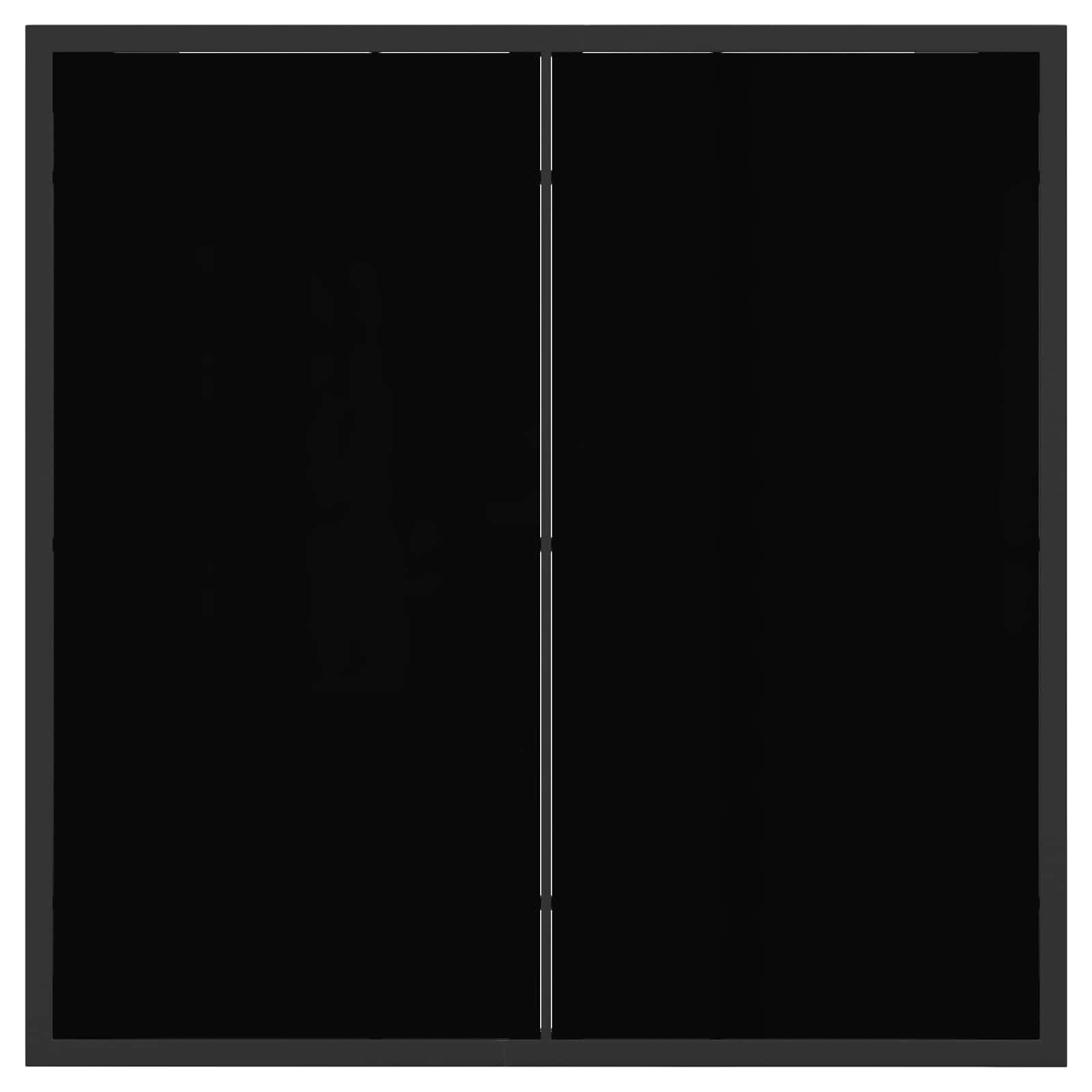 Tuin eettafelset 5 pcs Wit en antracietkleurig 80 x 80 x 73 cm