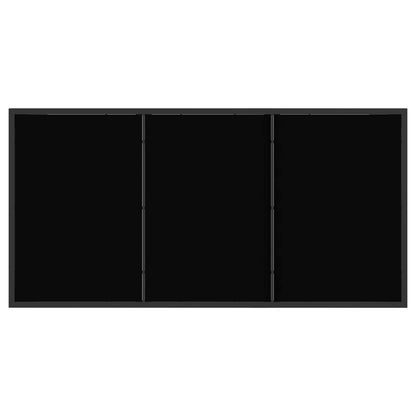 Tuin eettafelset 5 pcs Zwart en Anthraciet 140 x 80 x 73 cm
