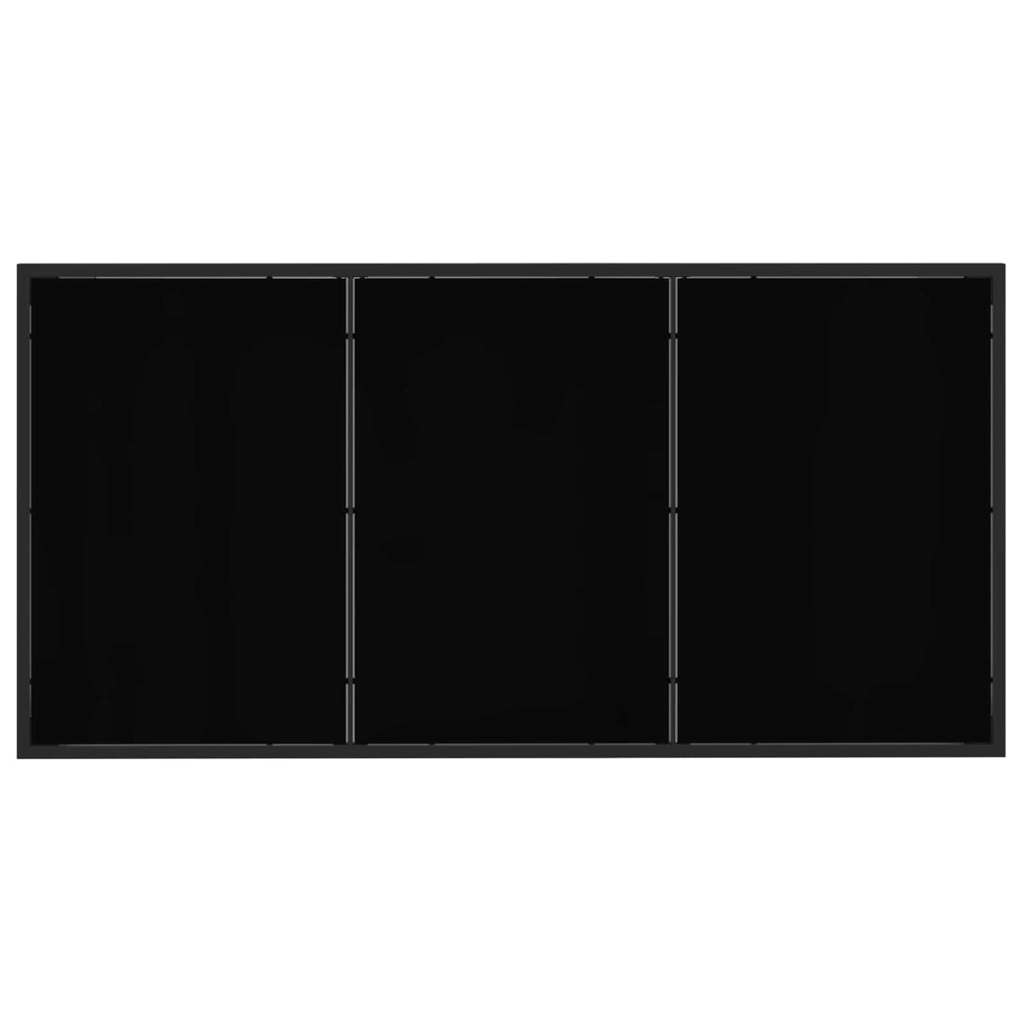 Tuin eettafelset 9 pcs Zwart en Anthraciet 160 x 80 x 73 cm
