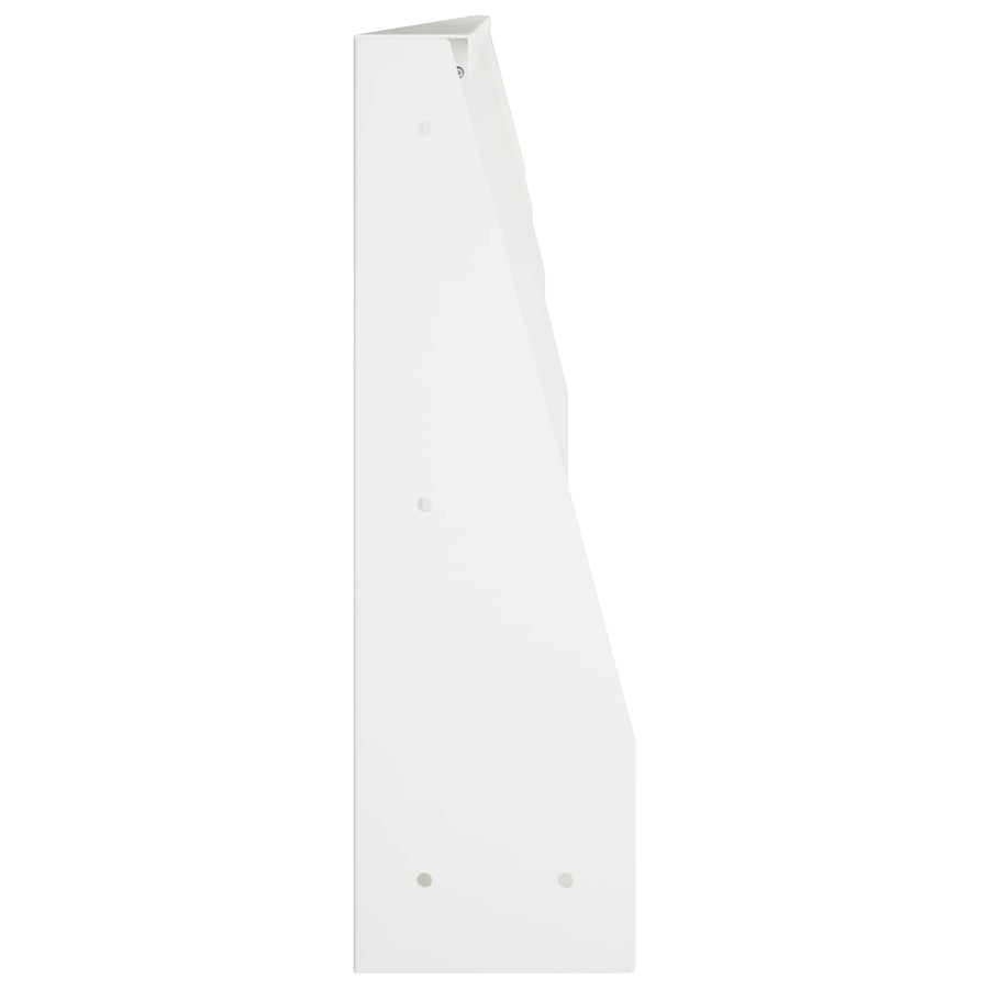 Keerwand 4 st 100 x 12 x 30 cm Staal Wit