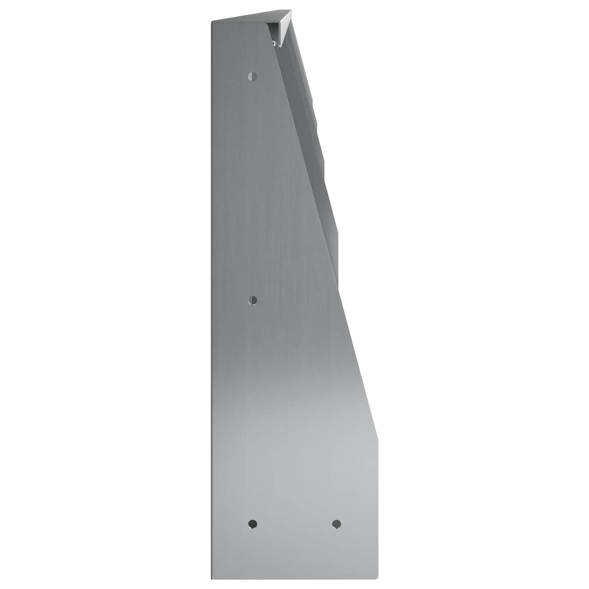 Keerwand 4 st 100 x 12 x 30 cm Gegalvaniseerd staal zilver