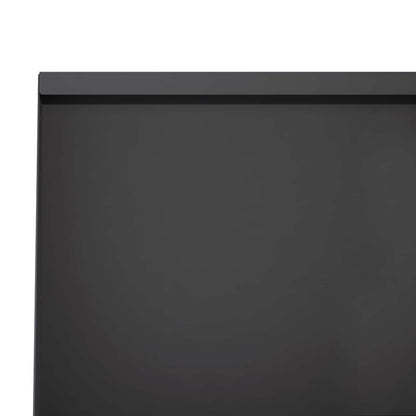 Keerwand 4 st 100 x 12 x 40 cm Staal Zwart