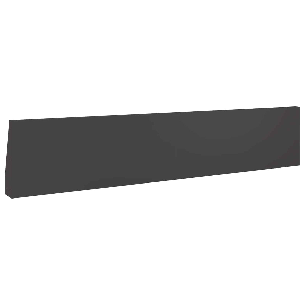 Keerwand 4 st 100 x 12 x 40 cm Staal Zwart