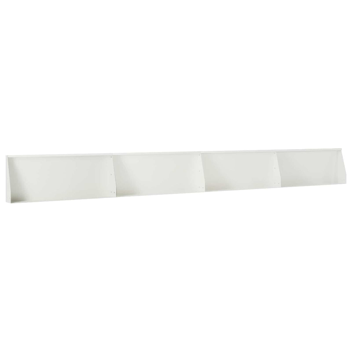 Keerwand 4 st 100 x 12 x 40 cm Staal Wit