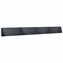 Keerwand 4 st 100 x 12 x 50 cm Staal Antraciet
