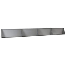 Keerwand 4 st 100 x 12 x 50 cm Gegalvaniseerd staal zilver