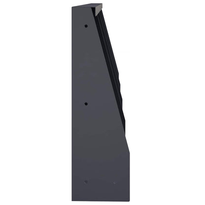 Keerwand 4 st 40 x 12 x 40 cm Staal Antraciet