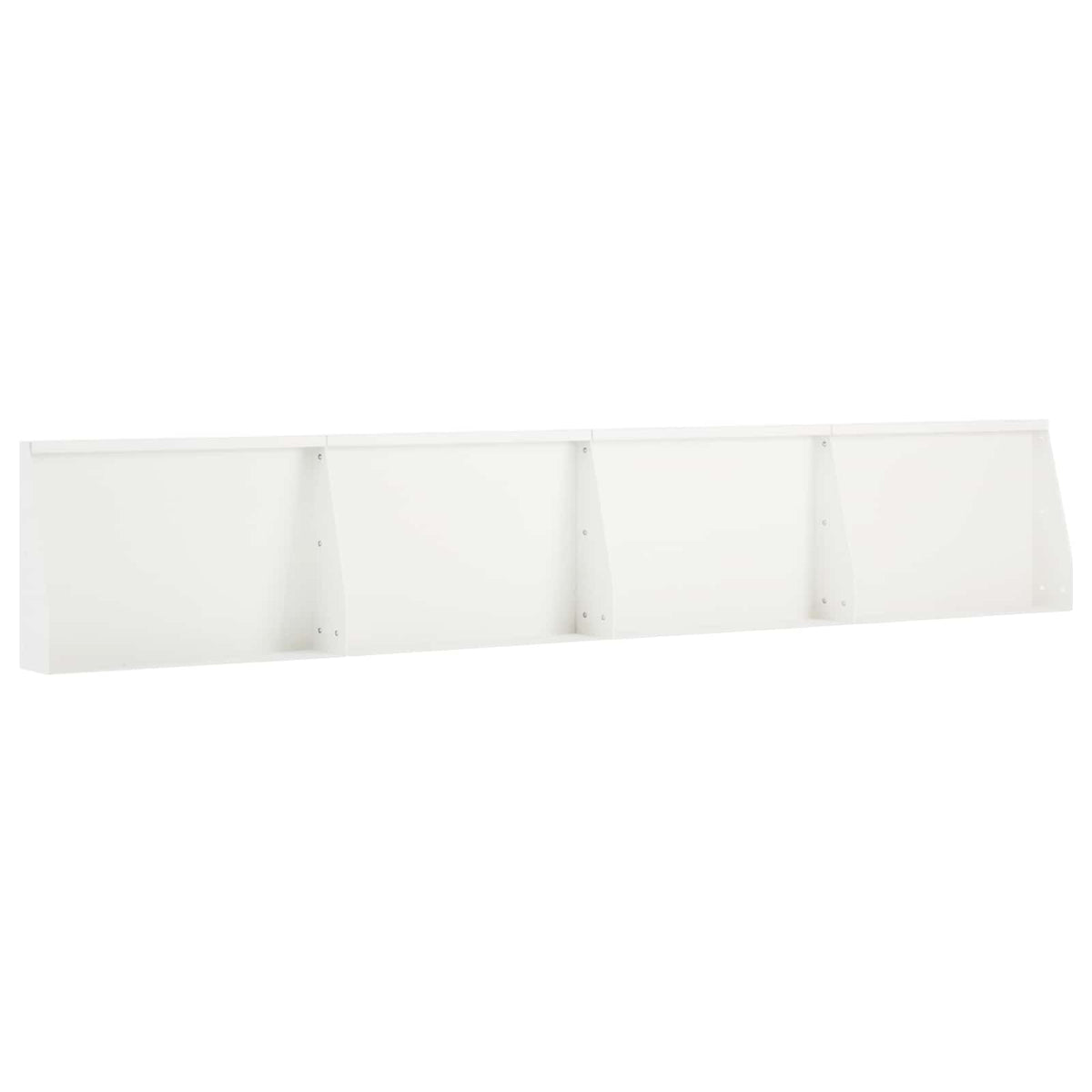 Keerwand 4 st 60 x 12 x 40 cm Staal Wit