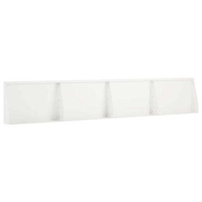 Keerwand 4 st 60 x 12 x 40 cm Staal Wit