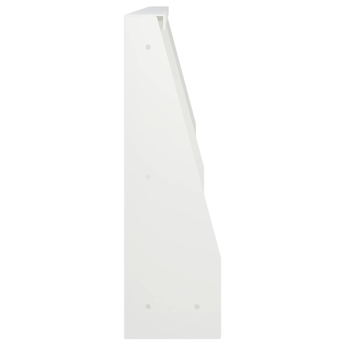 Keerwand 4 st 60 x 12 x 50 cm Staal Wit